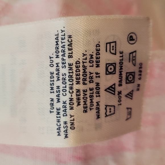 Land's End Pink/White Striped Sundress Size M - Picture 7 of 7